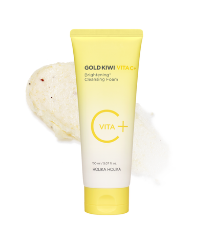 Holika Holika Gold Kiwi Vita C Plus Brightening Cleansing Foam 150ml – official product image 7