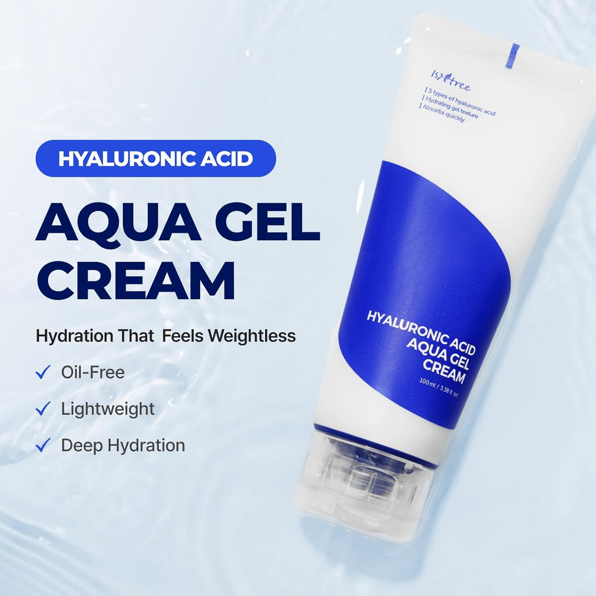 Isntree Hyaluronic Acid Aqua Gel Cream 100ml — Face Moisturizers product image 42