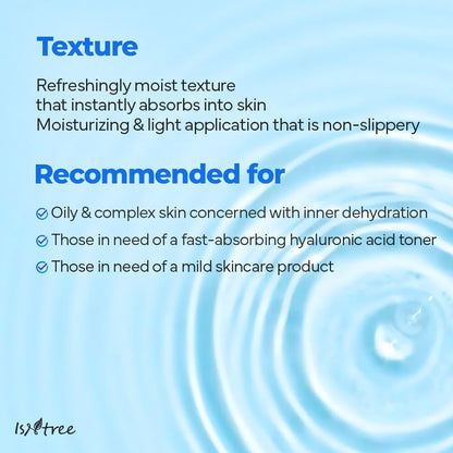 Isntree Ultra-Low Molecular Hyaluronic Acid Toner 300ml — Toners &amp; Astringents product image 207