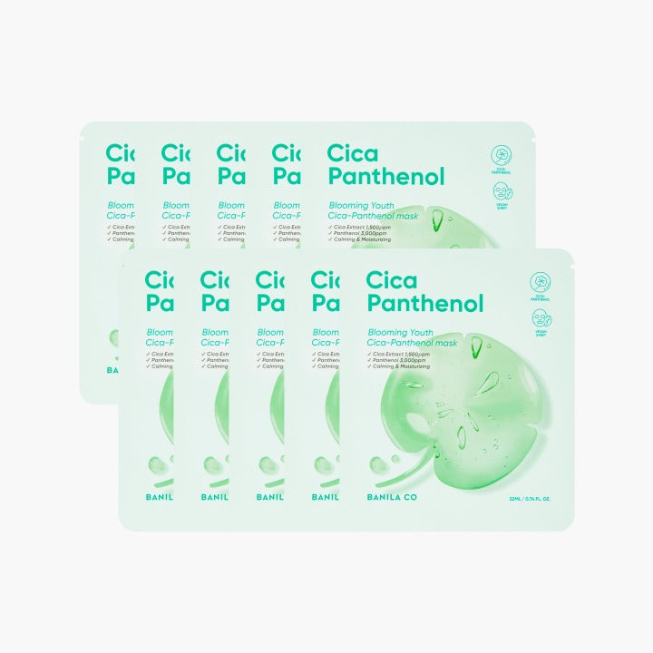 Banila Co Blooming Youth Cica-Panthenol Mask 10ea product image 1