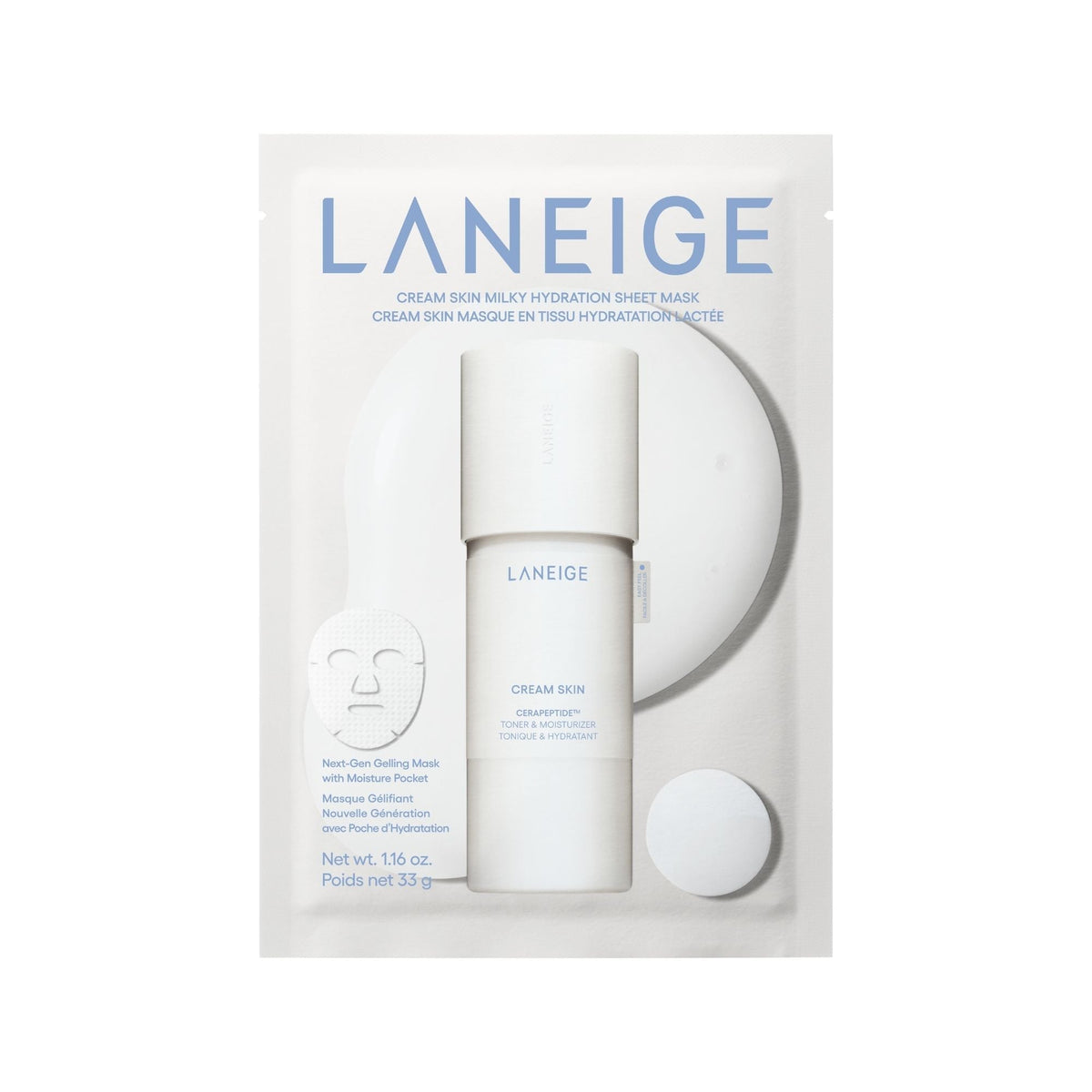 Laneige Cream Skin Milky Hydration Sheet Mask 33g*6ea product image 5