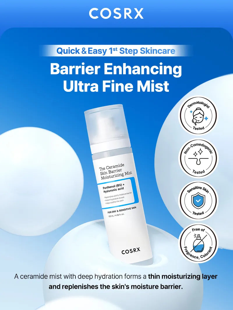 COSRX The Ceramide Skin Barrier Moisturizing Mist 120ml — product detail image 2