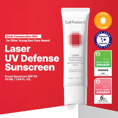 CellFusionC Laser UV Defense Sunscreen OTC 50ml — product detail image 3