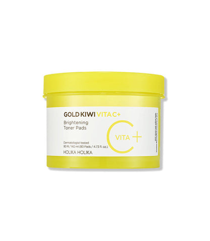 Holika Holika Gold Kiwi Vita C Plus Brightening Toner Pad 80pcs – official product image 7