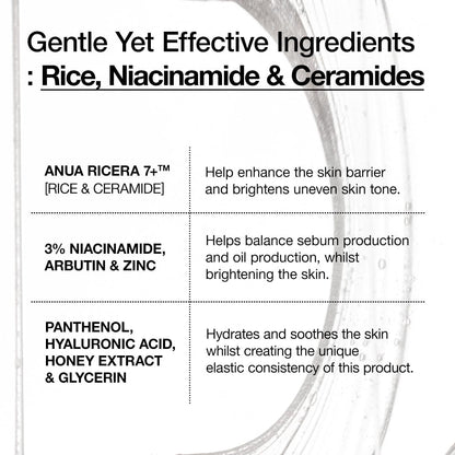 Anua 7 RICE CERAMIDE HYDRATING BARRIER SERUM 50ml - official ANUA product image 6