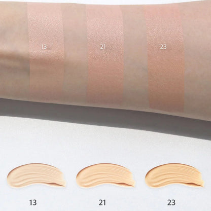 Dr.Althea Aurora Cover Cushion shades 13 21 and 23 swatches