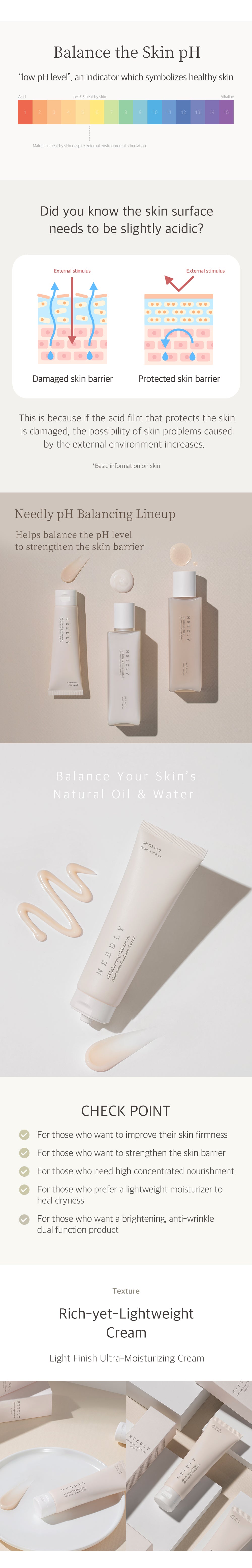 Needly pH Balancing Rich Cream 50ml face moisturizer image 4