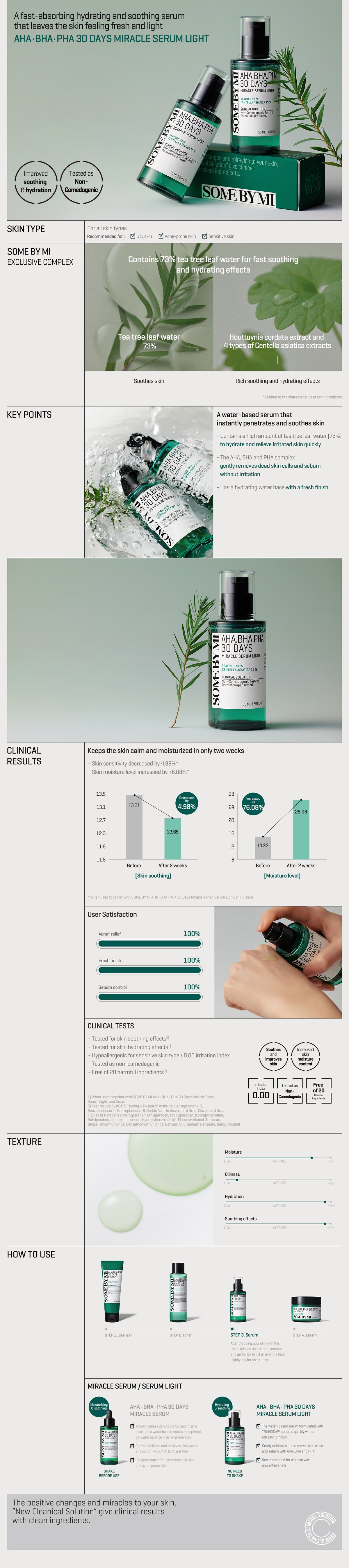 SOME BY MI AHA BHA PHA 30 Days Miracle Miracle Serum Light 50ml — official product image 7
