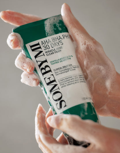 SOME BY MI AHA-BHA-PHA 30DAYS MIRACLE ACNE CLEAR FOAM 100ml — official product image 5