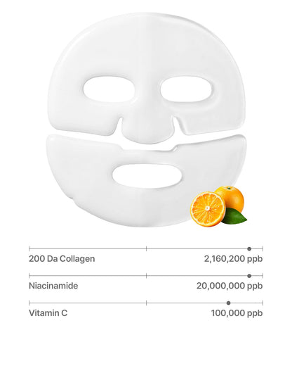 SUNGBOON EDITOR Deep Collagen Niacin Vita C Brightening Mask 37g*4ea — official product image 4