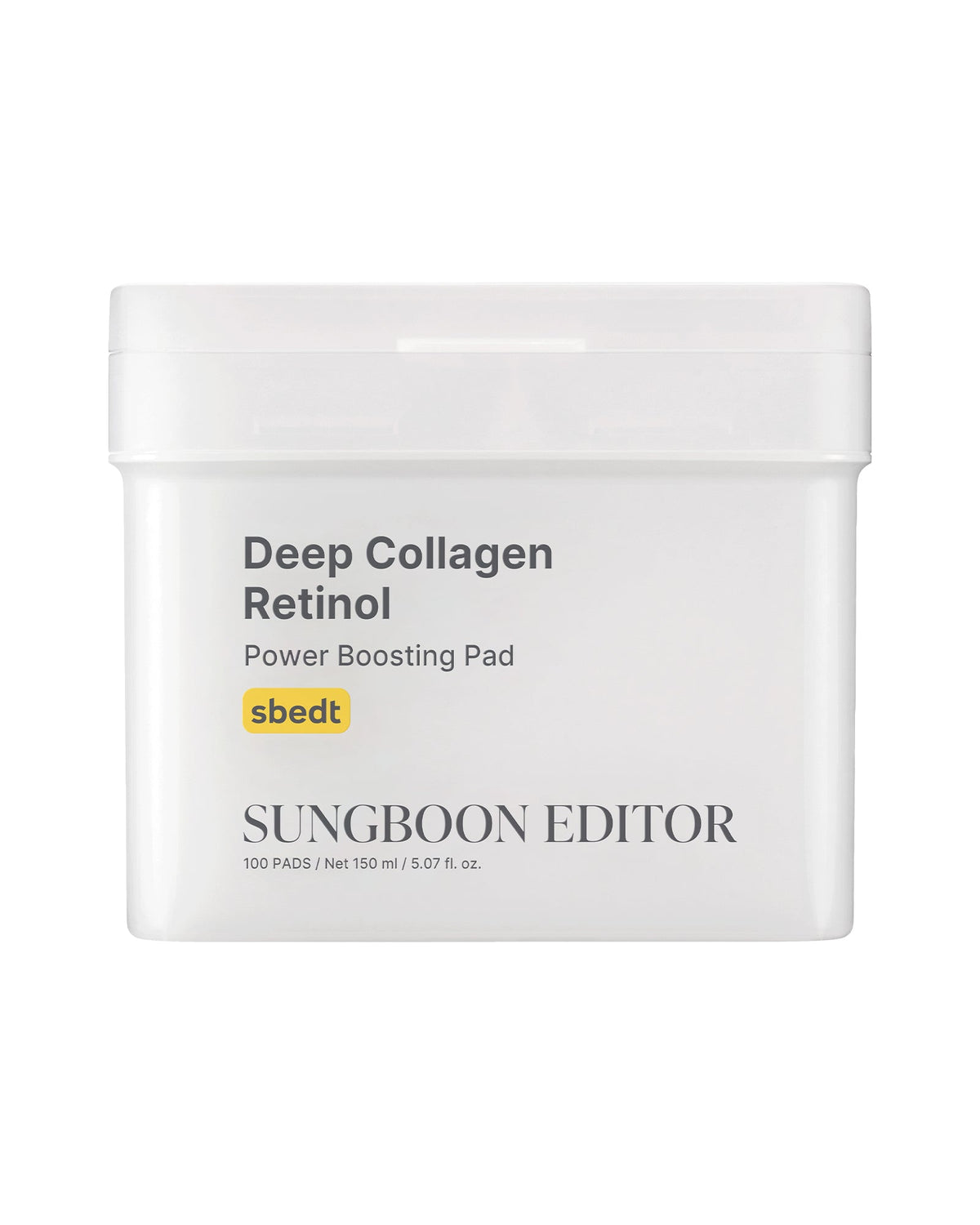 SUNGBOON EDITOR Deep Collagen Retinol Power Boosting Pad 150ml 100 pcs — official product image 6
