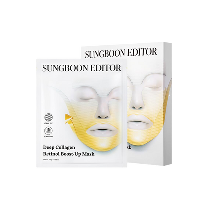 SUNGBOON EDITOR Deep Collagen Retinol Tension Boost Up Mask Set 4pcs — official product image 2