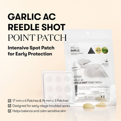 VT Cosmetics Garlic AC Reedle Shot Point Patch - official product image 3