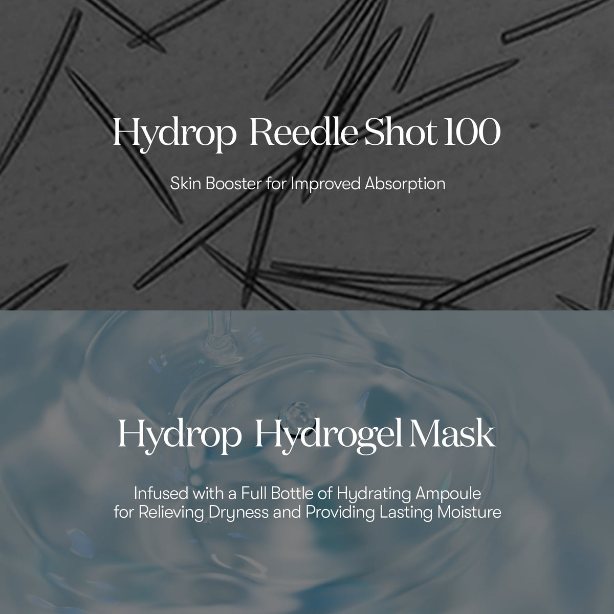 VT Cosmetics HYDROP Reedle Shot 100hl 2STEP Hydrogel Mask 4ea - official product image 6