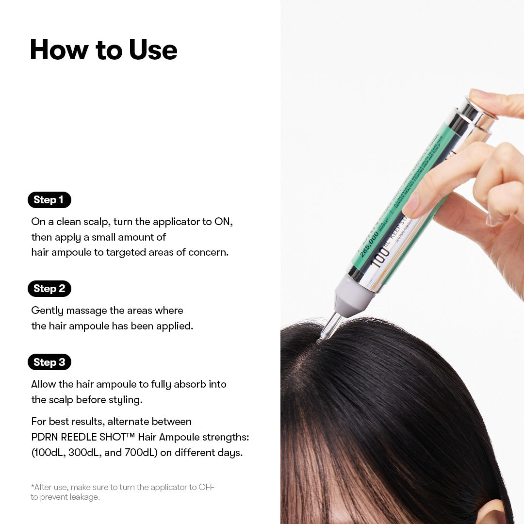 VT Cosmetics PDRN Reedle Shot Hair Ampoule 700dL - official product image 7